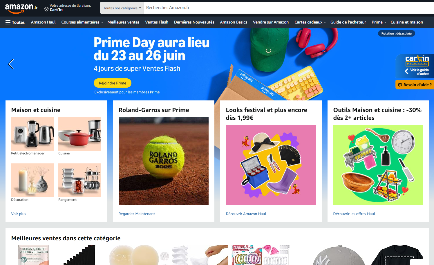 Catalogue Amazon.fr